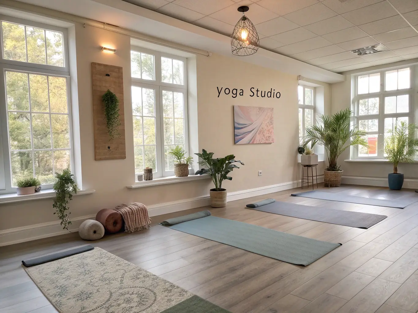 A modern hotel offering yoga and meditation facilities, highlighting the holistic wellness options available through StayShivay.